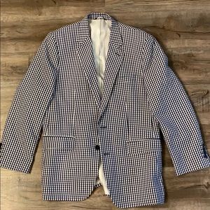 Gingham Blazer